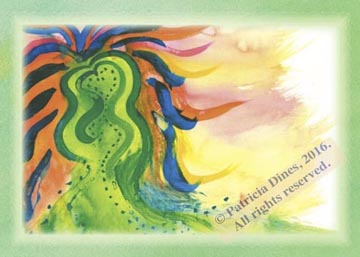 Green Goddess card